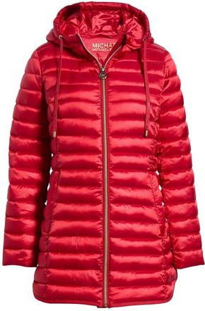 Michael Kors Packable Quilted Jacket in Crimson at Nordstrom, Size X-Large