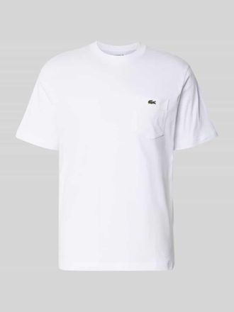 Lacoste Regular Fit T-Shirt aus reiner Baumwolle in Weiss, Gr&ouml;&szlig;e XXXL