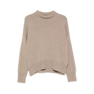 Aragona Dames, Truien, Beige, Maat: 2XS Kasjmier