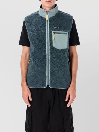 Patagonia fleece zip-up vest