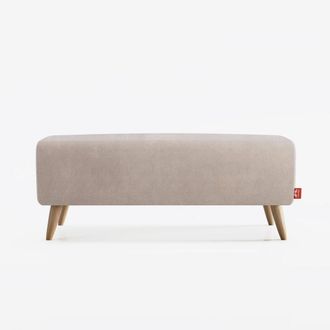 Colch&oacute;n Morfeo Banco de cama 100x49x41 Beige Tapizado liso antimanchas