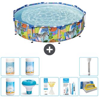 Bestway Piscina Bestway Steel Pro Redonda - Selva - 305x66 Cm - 7-piezas S43327