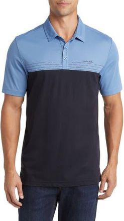 Travis Mathew Taxiway Colorblock Piqu&eacute; Polo in Coronet at Nordstrom Rack, Size Small