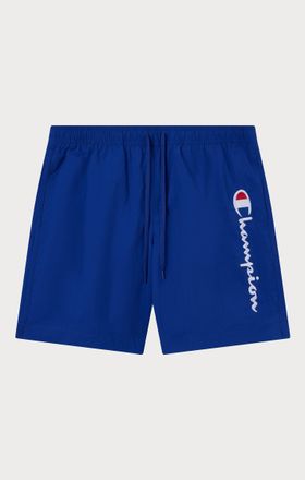Champion Badeshorts CHAMPION Icons Beachshort Long, Herren, Gr. XXXL (56), N-Gr, blau (bai), Obermaterial: 100% Polyamid, Badehosen Badeshorts, f&uuml;r sportliche 