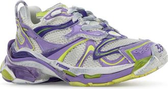 Balenciaga Womens Multicolor Runner 2 Sneakers Eggshelllilacyel