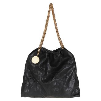 Stella McCartney Falabella Medium Drawstring Crinkled Alter Mat