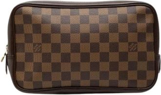 Louis Vuitton Pre-owned Clutches, female, Brown, Size: ONE SIZE Pre-owned Trousse Toilette 25