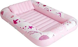 OEM Tumbona Hinchable - Flotador De Agua - Para Relajarse Y Tomar El Sol - Con Portavasos - 185x115cm - Rosa