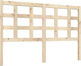 vidaXL Cabecero De Cama Madera Maciza De Pino 140,5x4x100 Cm Vidaxl