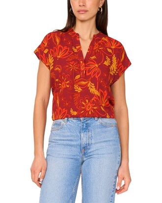 Vince Camuto V-Neck Blouse
