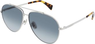 Lanvin LNV113S 035 Mens Sunglasses Silver Size 61