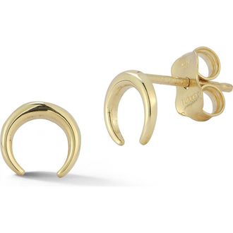 Ember Fine Jewelry 14K Gold Horn Stud Earrings at Nordstrom Rack