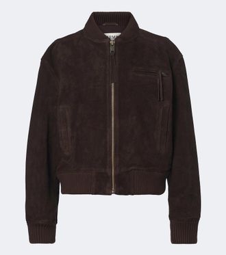 Arma Elysia suede bomber jacket