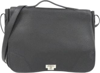 Herm&egrave;s Pre-owned Vintage Schoudertas - Dames - Vintage Schoudertas - Zwart - ONE Size - Leer - Vintage