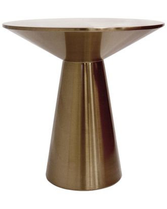 Pasargad Home Lorenzo Collection Stainless Steel Side Table