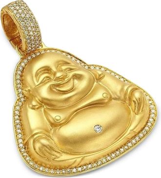 Buddha Mama Pendente Happy Buddha grande in oro giallo 20kt