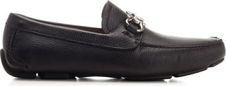 Ferragamo Black gancini Loafer