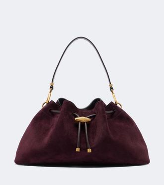 Jimmy Choo London Cinch Medium suede bucket bag
