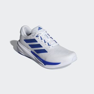 adidas Laufschuh ADIDAS PERFORMANCE SUPERNOVA STRIDE 2, Herren, Gr. 42,5, weiss (cloud wei&szlig;, lucid blau, grau one), Synthetik, Textil, Schuhe Laufschuh