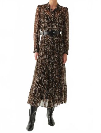 Exquise Aliza Midi Dress In Multi Color