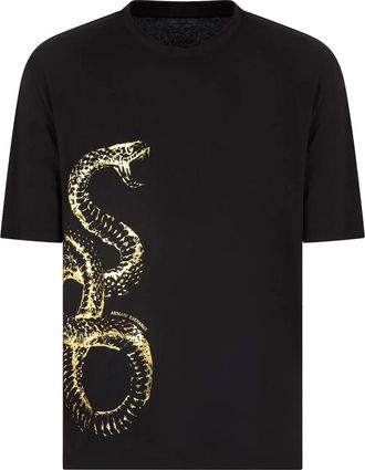 A|X Armani Exchange T-shirt con stampa - Nero