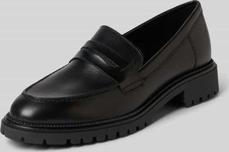 Tamaris Tamaris Slipper aus echtem Leder Modell Chunky Loafer in Black, Gr&ouml;&szlig;e 36