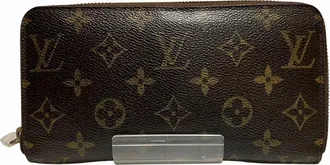 Louis Vuitton Monogram Brown Monogram Long Wallet (Bi-Fold) (Pre-Owned)