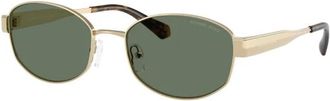 Michael Kors Monte Carlo Zonnebril - Dames - Accessoires - Geel - Maat: 56 MM