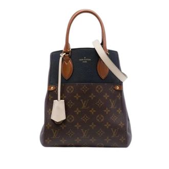 Louis Vuitton Pre-owned Fold Tote MM - Dames - Pre-owned - Bruin - Maat: ONE Size Zijde