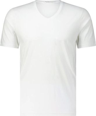 Stefan Brandt Klassiek V-hals T-shirt - Heren - T-shirts - Wit - 2XL - Katoen - Tops