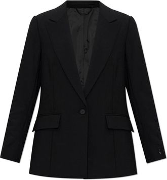 AllSaints Ottie Single Breasted Blazer - Dames - Blazers - Zwart - 2XS - Wol - Jassen