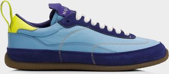 Alexander McQueen EC1 Mixed Leather and Nylon Low-Top Trainers