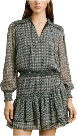 Pepe Jeans London Abito Corto in Chiffon - - Dresses - Donna - Nero - S