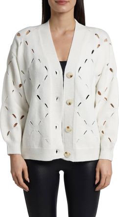 Love Token Wren V-Neck Cardigan In Ivory