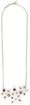 Red Valentino Necklaces, female, Yellow, Size: ONE SIZE Ornamental Pendant Necklace