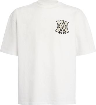 Amiri White MA Core Logo T-shirt Size L