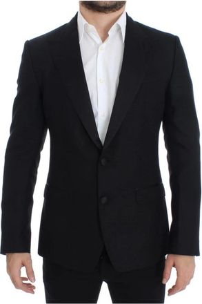 Dolce & Gabbana Zijden Siciliaanse Blazer - Heren - Blazers - Zwart - S - Jassen