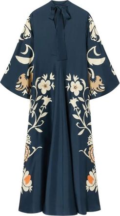 La DoubleJ Magnifico Jurk - Dames - Maxi kleedjes - Blauw - S - Kleedjes
