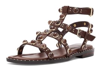Kenneth Cole Ruby Stones Womens Sandals Dark Brown : 6.5 M, Faux Leather