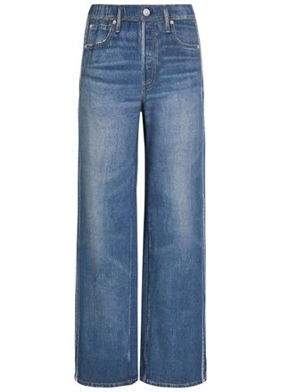 Rag & Bone Rag & Bone Denim Print Terry Sweatpants - Blue - XL (UK16 / XL)