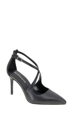 BCBGeneration Bromi Ankle Strap Pump in Black at Nordstrom, Size 8