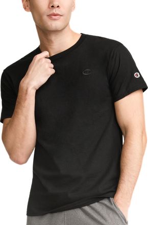 Champion Mens Classic T-Shirt, Everyday Tee for Men, Comfortable Soft Mens T-Shirt (Reg. Or Big & Tall), Black, XXL Big