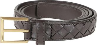 Bottega Veneta Solo Riem - Dames - Riemen - Bruin - 80 CM - Leer - Accessoires