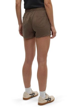 tentree Tencel Instow Short in Timber at Nordstrom, Size X-Large