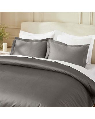 Superior 850 Thread Count 100% Cotton Solid Duvet Cover Set