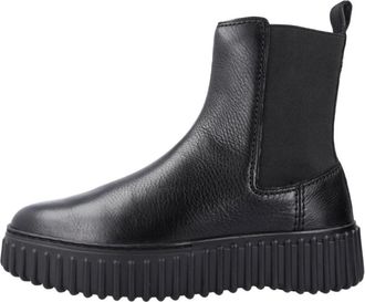 Clarks Stijlvolle Chelsea Boots in Maple Finish - Dames - Chelseaboots - Zwart - 37 1/2 EU - Schoenen
