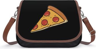 Generic Cheese Pizza Fashion Womens Crossbody Bags Novelty Handbag Shoulder Bag Purse