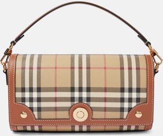 Burberry Note Burberry Check Small shoulder bag