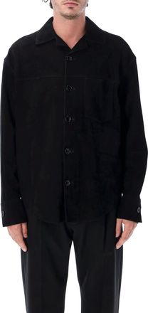 Ami Suede Goat Leather Overshirt