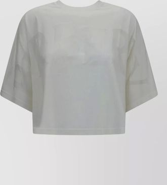 Burberry logo print oversized cotton t-shirt